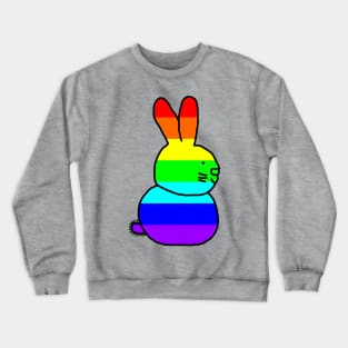 Rainbow Rabbit Crewneck Sweatshirt